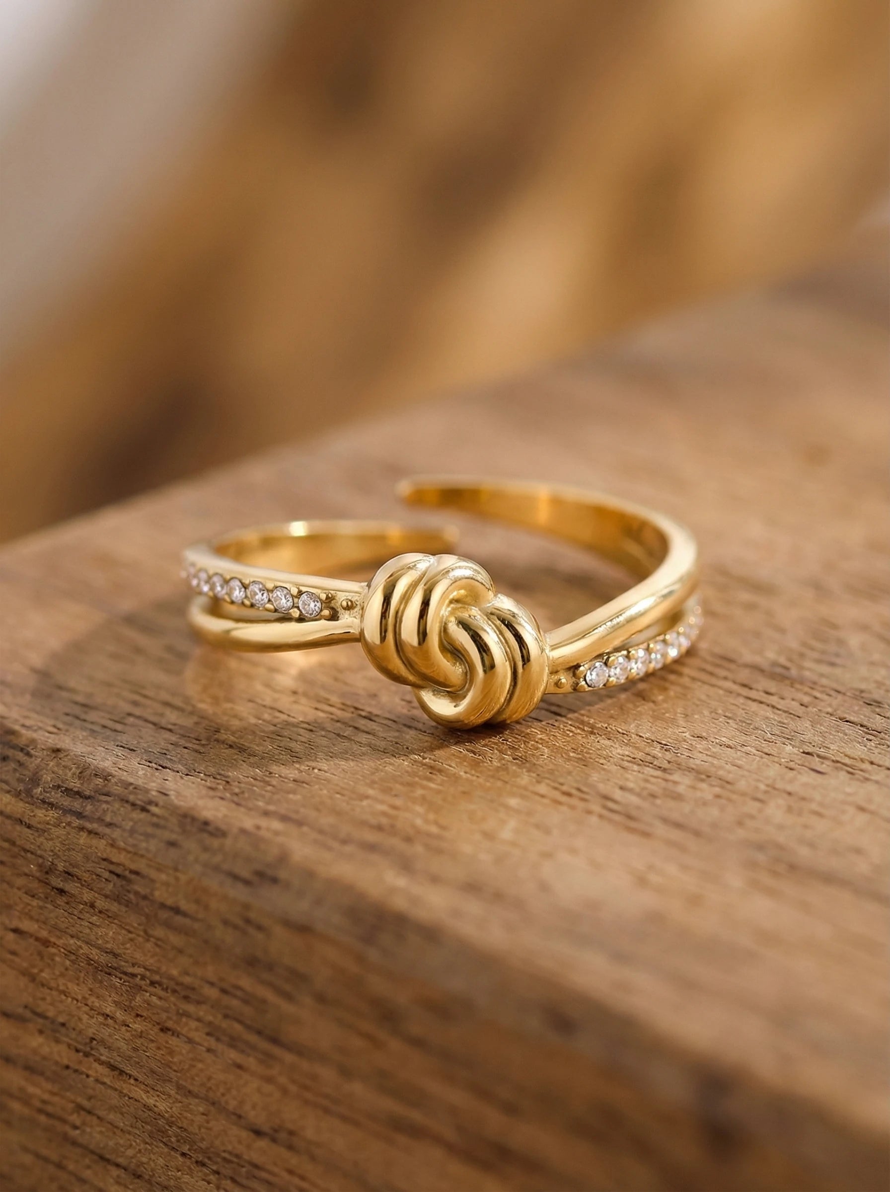 Knot Diamonds Edelstahl Ring 141657 - Produktbild 2