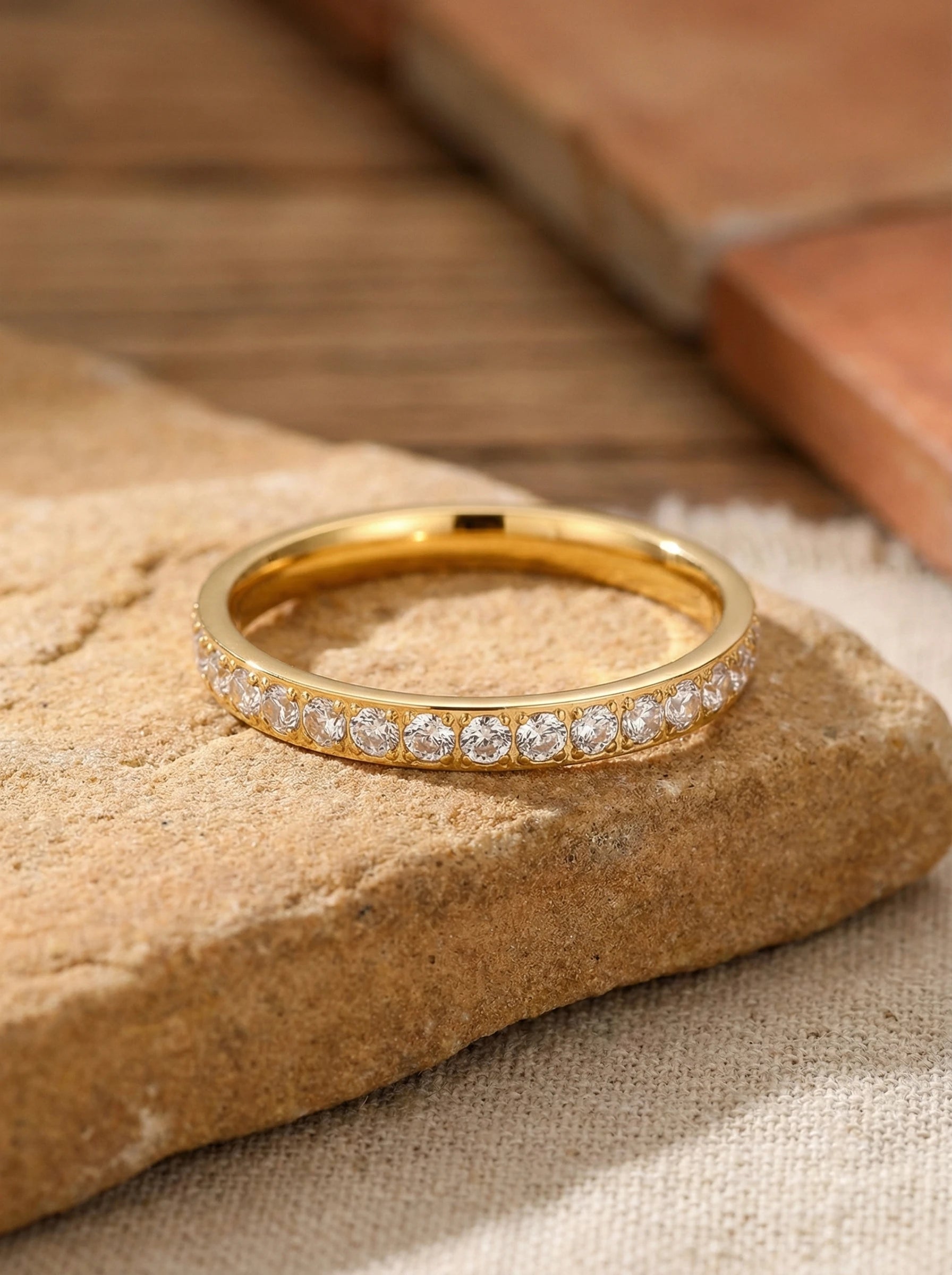 Just Simple Diamond Edelstahl Ring - Produktbild 2