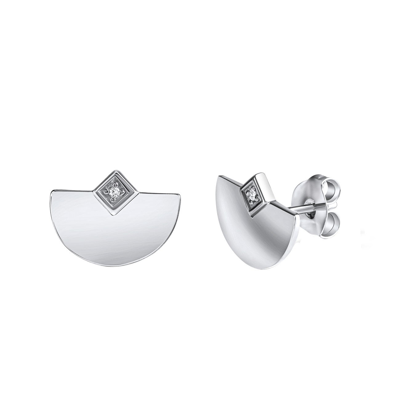 Ohrstecker Elunea Silber - Nymara