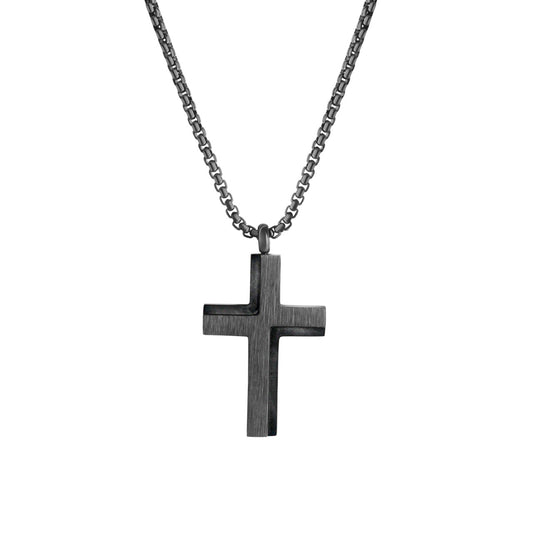 Gliederkette Sirelle Kreuz Edelstahl - Nymara