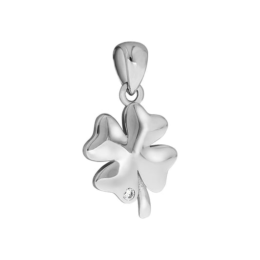 Anhänger Velyra Blatt Silber - Nymara