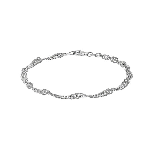 Singapurkette Saphine Silber - Nymara
