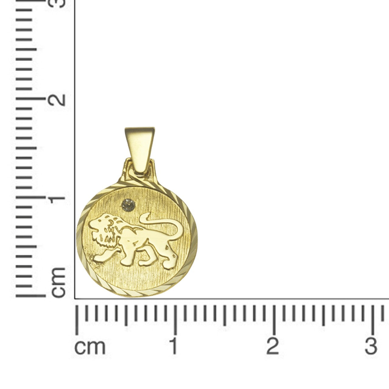 Anhänger Sternzeichen Löwe 333/- Gelbgold