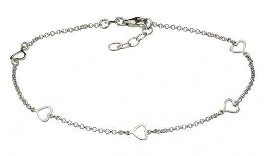 Fußkette Meralis Silber - Nymara