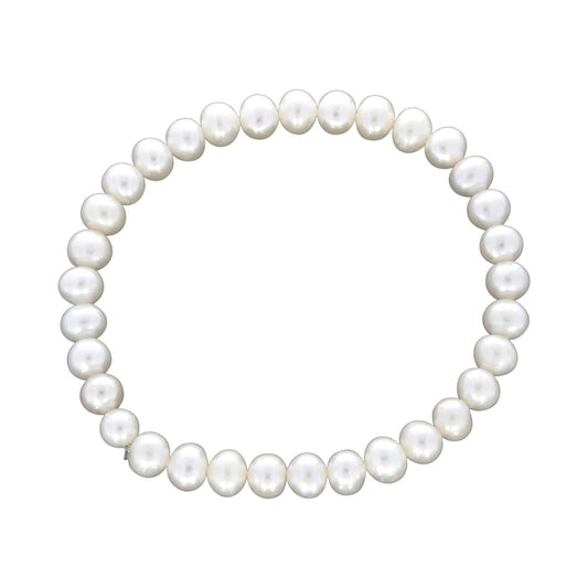 Armband Perlenkette 6mm Perle