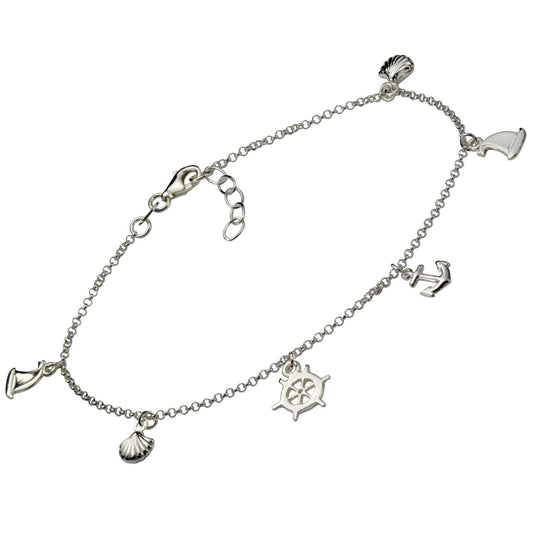 Fußkette Caelira Silber - Nymara