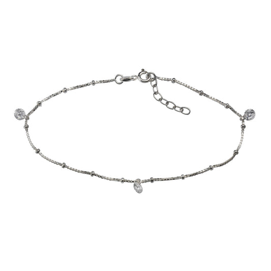 Fußkette Evoria Silber - Nymara