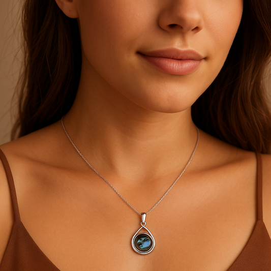 Anhänger Lyvara Oval Silber