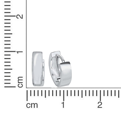 Creolen 925/- Sterling Silber Glänzend