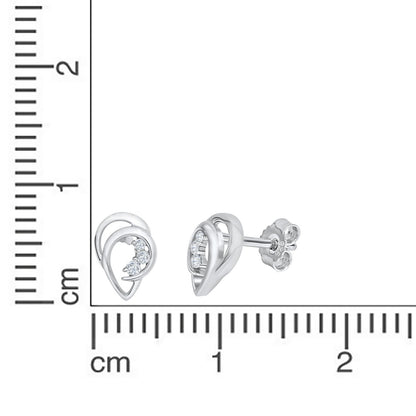 Ohrringe Ohrstecker glanz Zirkonia