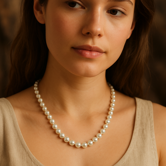 Perlenkette Oralia Gold