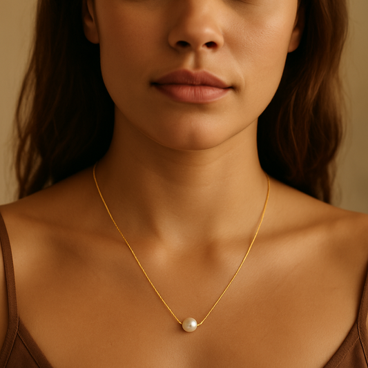 Collier Selene Rund Gold