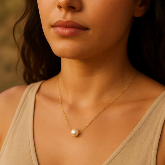 Ankerkette Celiora Perle Gold