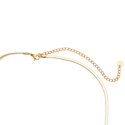 Fine Snake Skin Edelstahl Kette