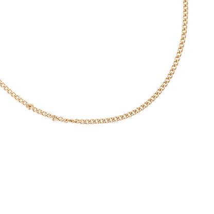 Simple Round Chain Edelstahl Kette