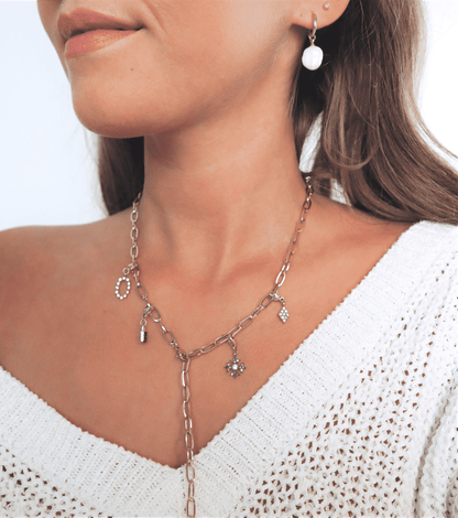 Round Teresa Edelstahl Kette