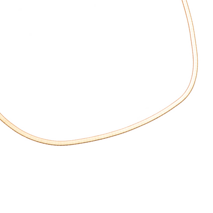 Fine Snake Skin Edelstahl Kette