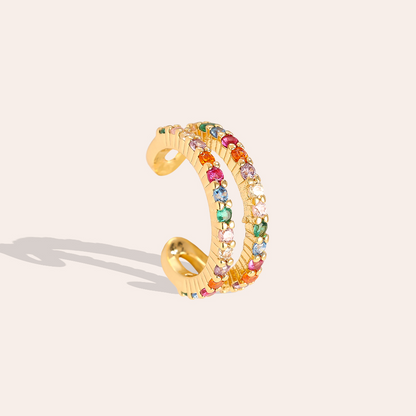 Fine Mini Diamonds Vergoldete Ear-Cuffs