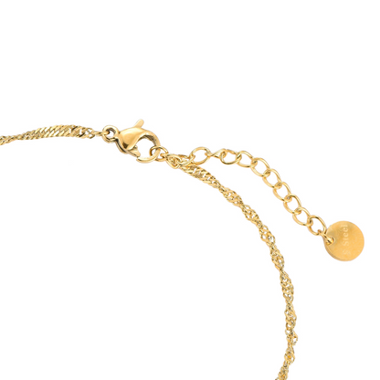 Spiral Links Edelstahl Armband
