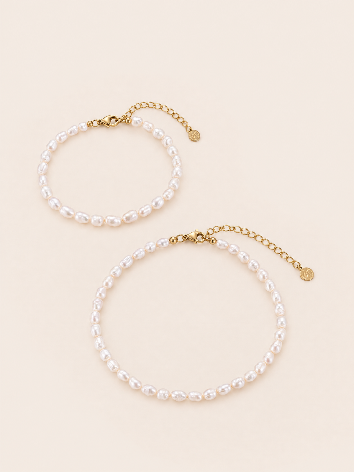 Perla – Schmuck-Set aus 2 Teilen – Gold – Setansicht 1