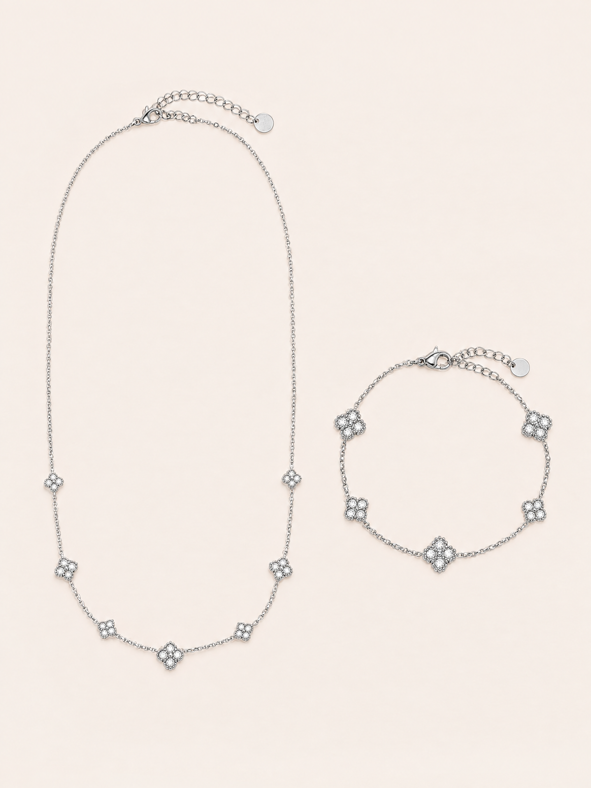 Fiora Pure – Schmuck-Set aus 2 Teilen – Silber – Setansicht 1