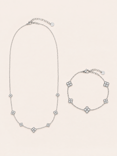 Fiora Pure – Schmuck-Set aus 2 Teilen – Silber – Setansicht 1